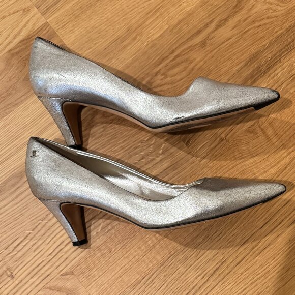 Chanel | Silver Pumps | Heels Shoes size 40.5 / 9.5 - Picture 2 of 15